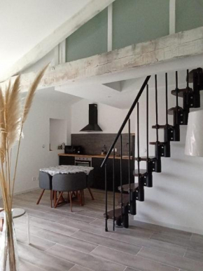 Appartement type loft climatisé cœur de ville